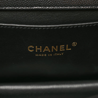 Chanel Caviar Quilted Coco First Flap Black 6 of 11