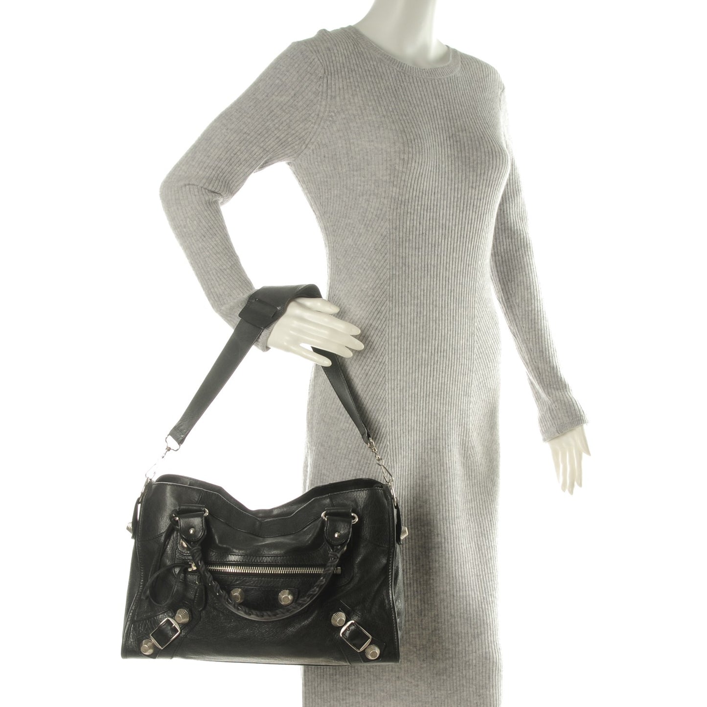 Agneau Giant 21 Silver Hardware City Anthracite