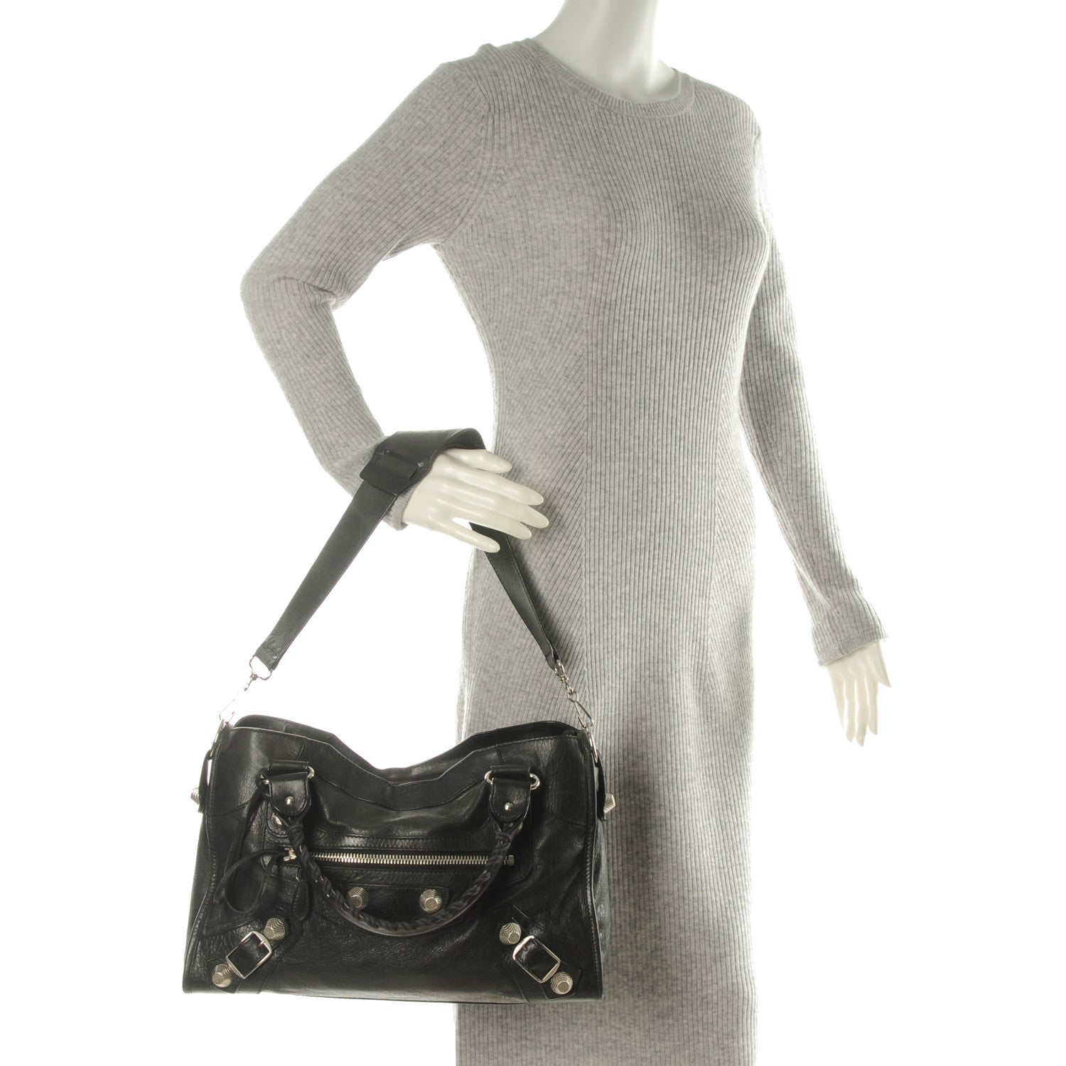 Balenciaga Agneau Giant 21 Silver Hardware City Anthracite 2 of 7