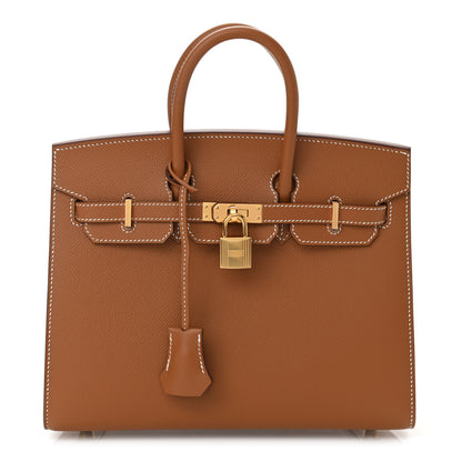 Hermes Epsom Birkin Sellier 25 Gold 1 of 11