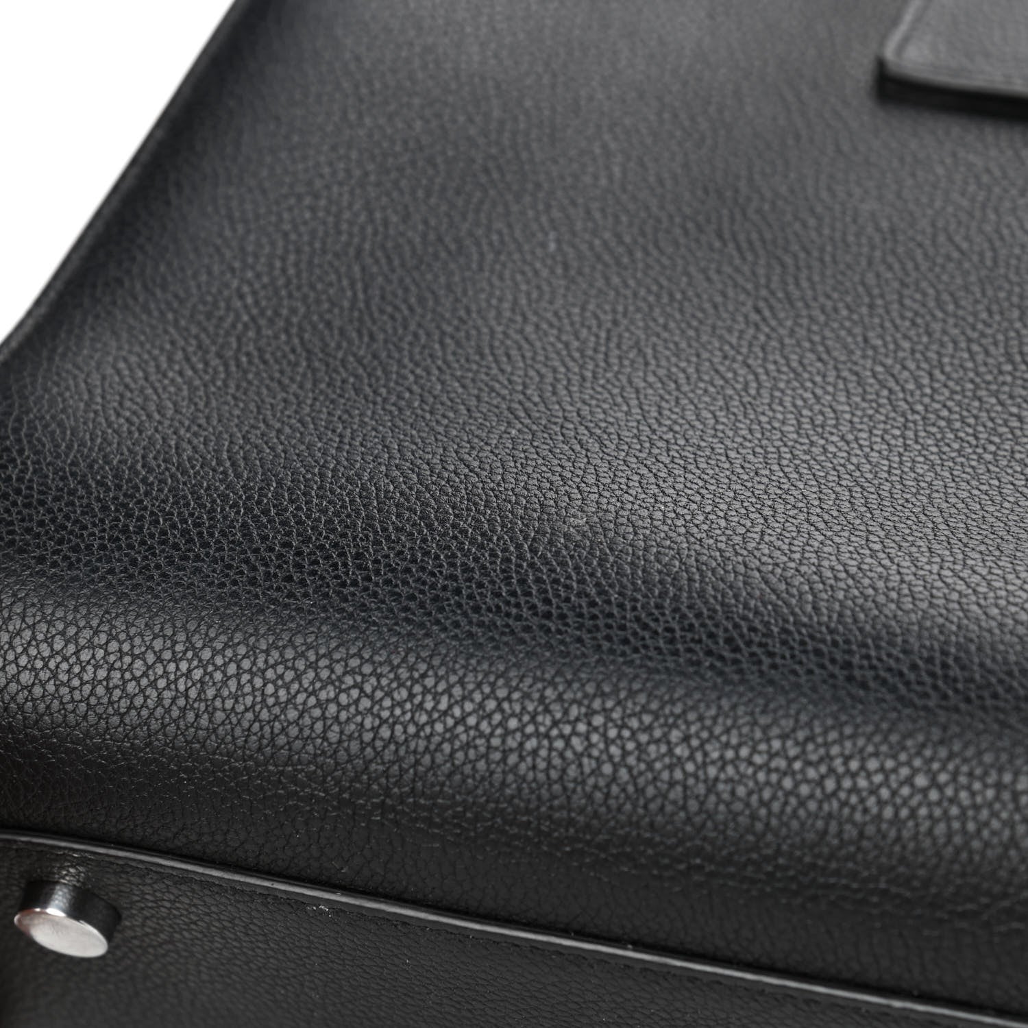 Saint Laurent Grained Calfskin Small Sac De Jour Black 8 of 8