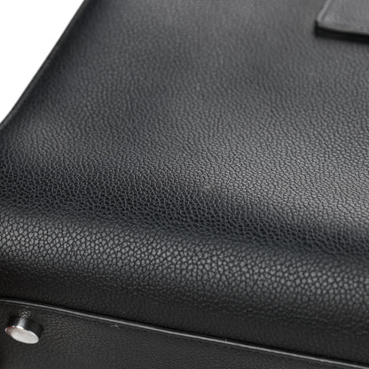 Saint Laurent Grained Calfskin Small Sac De Jour Black 8 of 8