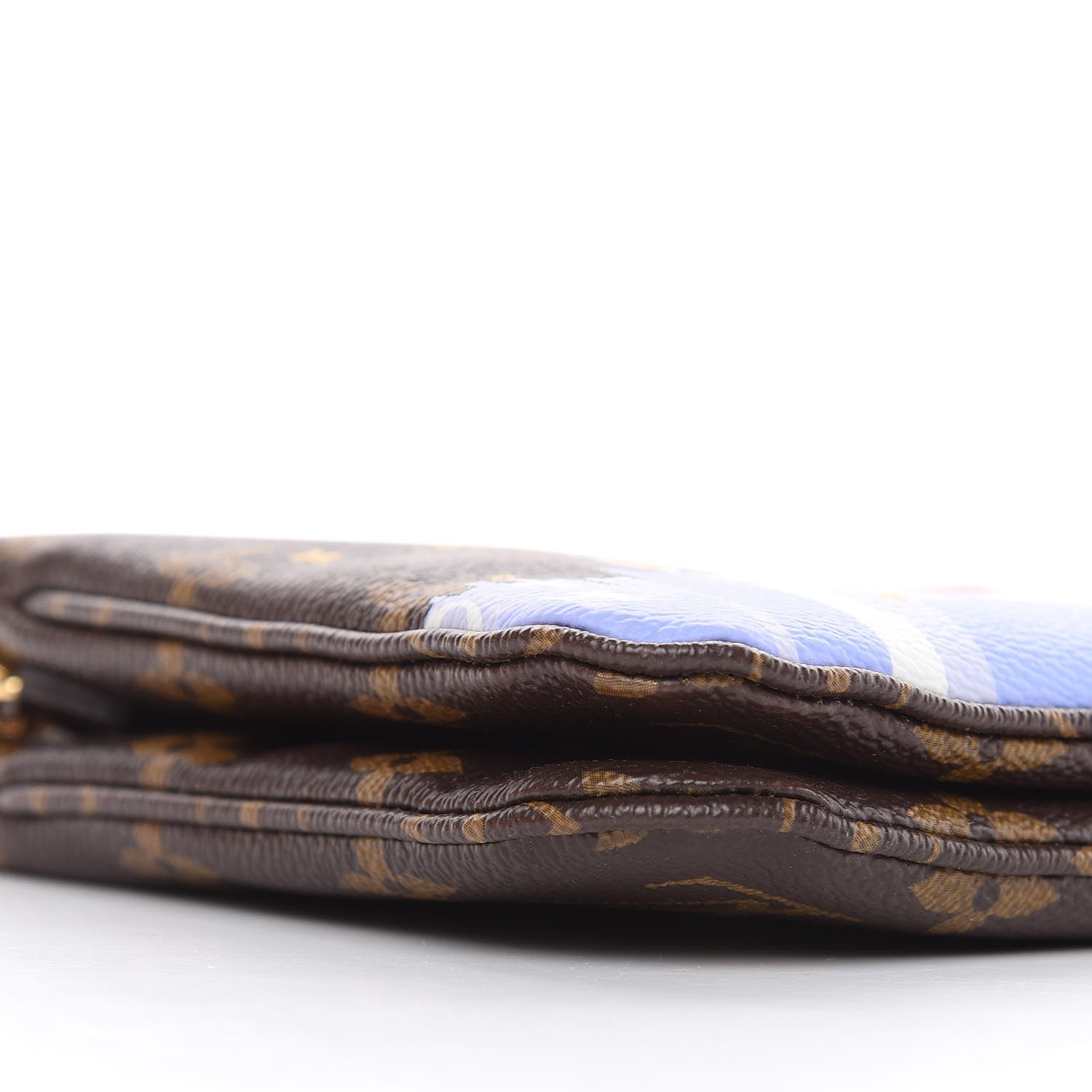 Louis Vuitton Monogram 2019 Christmas Animation Double Zip Pochette 9 of 12