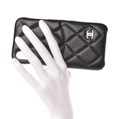 Chanel Caviar Quilted iPhone XS Max Coco Tech Case Black 2 of 7