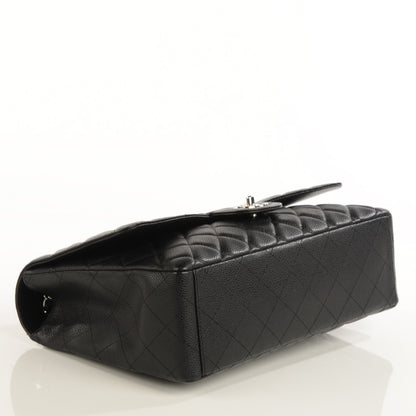 Chanel Caviar Quilted Maxi Single Flap Black 4 of 9