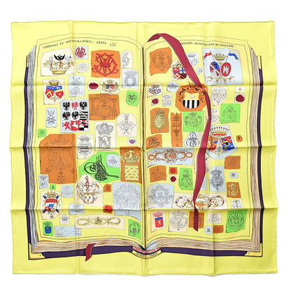 Hermes Silk Chiffres Et Monogrammes Scarf 90 1 of 4