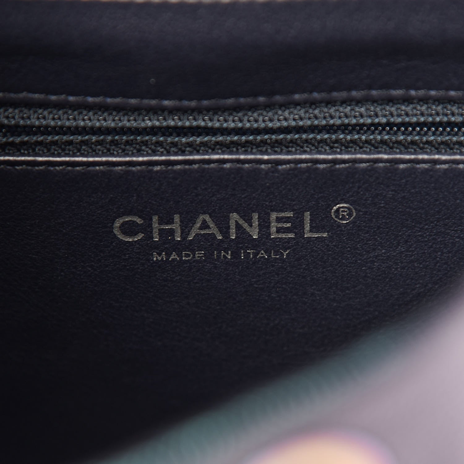Chanel Iridescent Caviar Quilted Filigree Backpack Dark Turquoise 6 of 11