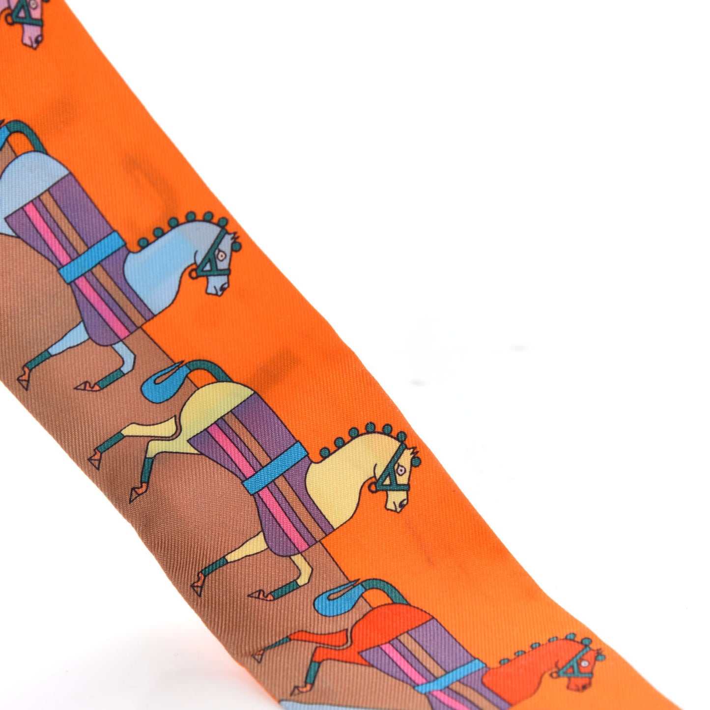Silk Rocabar Twilly Orange Bleu Ciel
