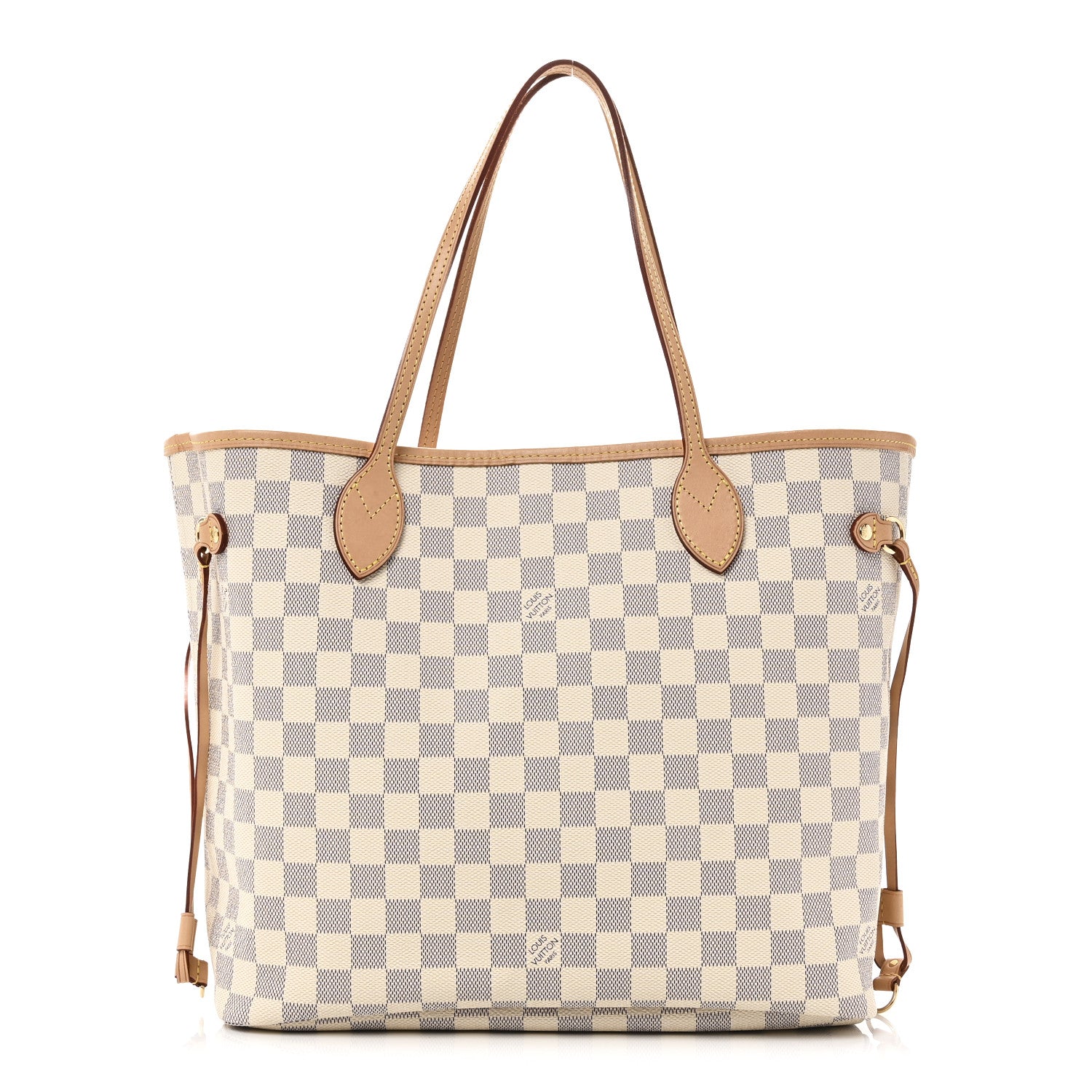 Louis Vuitton Damier Azur Neo Neverfull MM Rose Ballerine 1 of 11