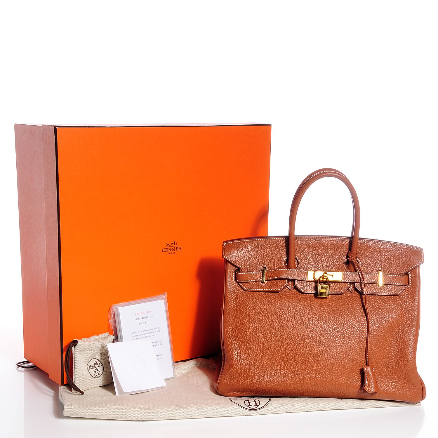 Hermes Togo Birkin 35 Gold 5 of 11