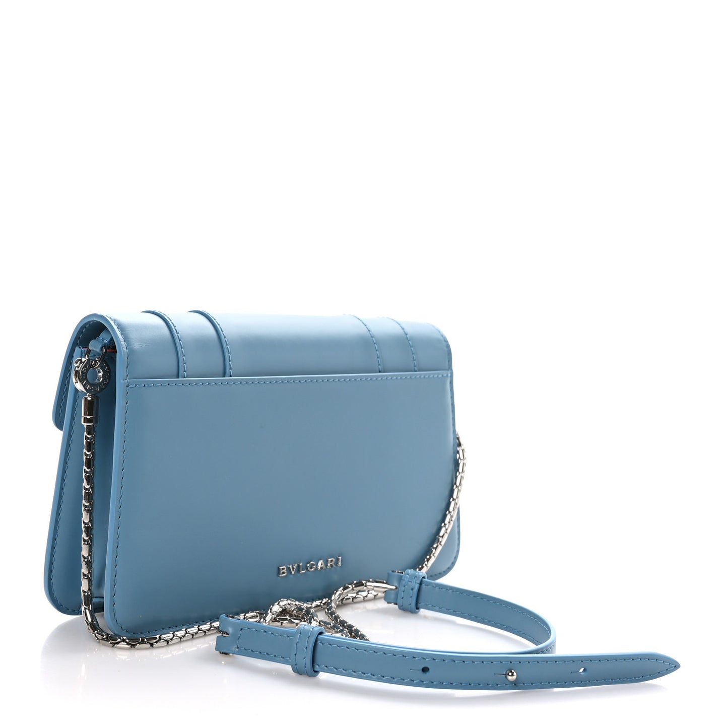 Calfskin Serpenti Forever Crossbody Bag Blue