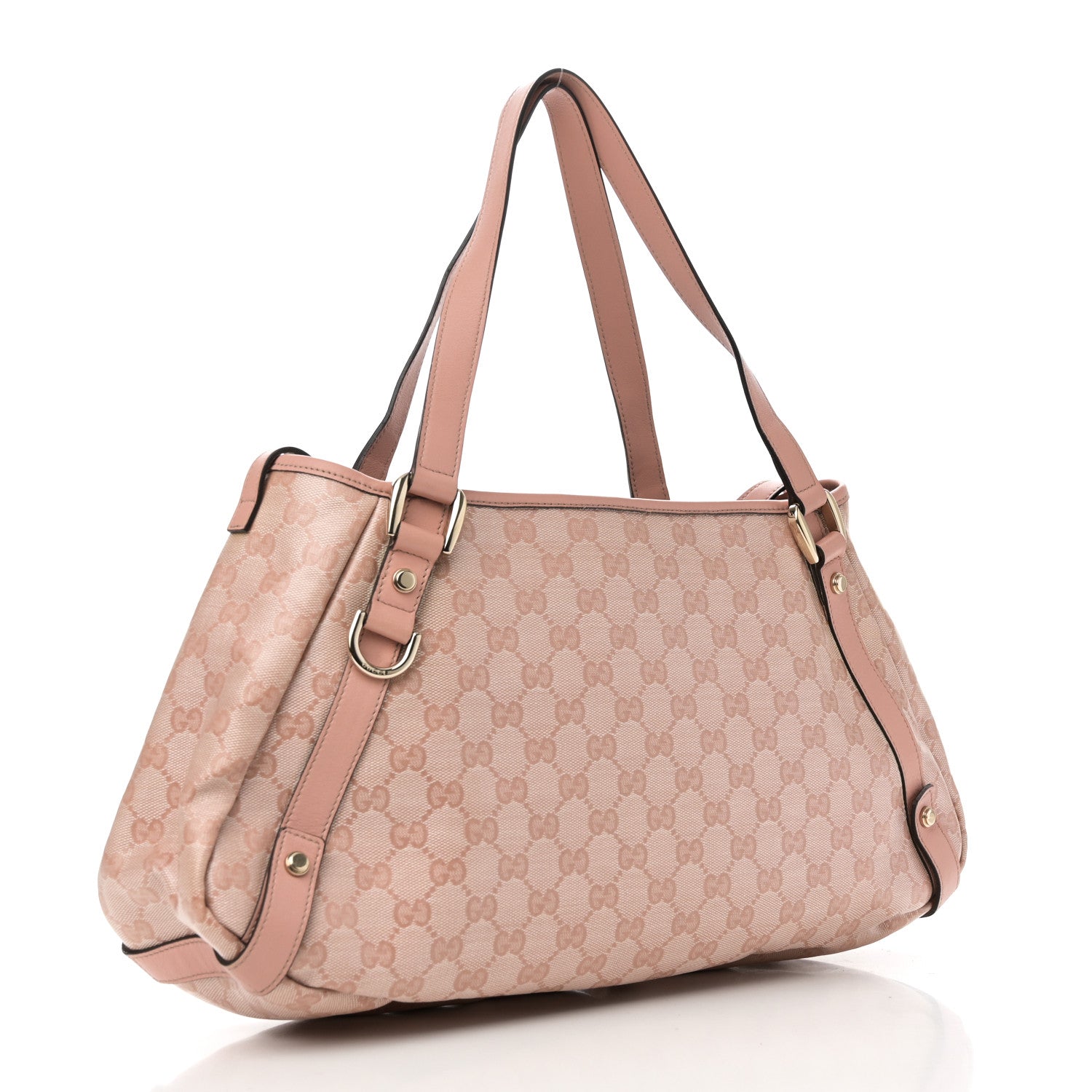 Gucci Crystal Monogram Medium Abbey Shoulder Bag Blush 3 of 10