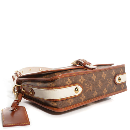 Louis Vuitton Monogram Rayures Tisse Clutch Red 4 of 8