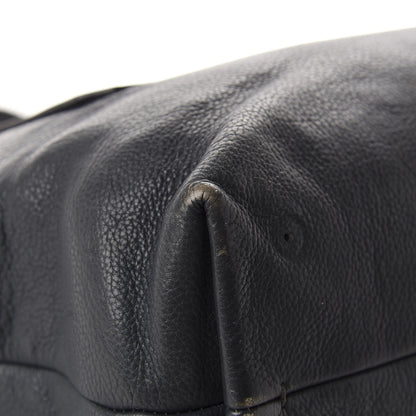 Lanvin Grained Calfskin New Easy Shopper Tote Navy Black 13 of 20