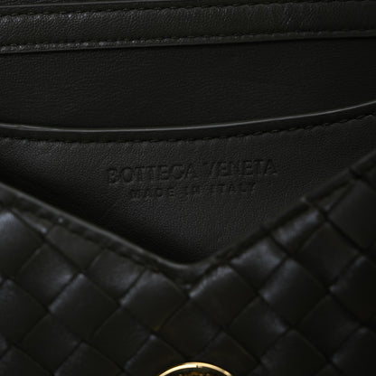 Bottega Veneta Nappa Intrecciato Knot Lock Top Handle Crossbody Bag Cypress 7 of 12