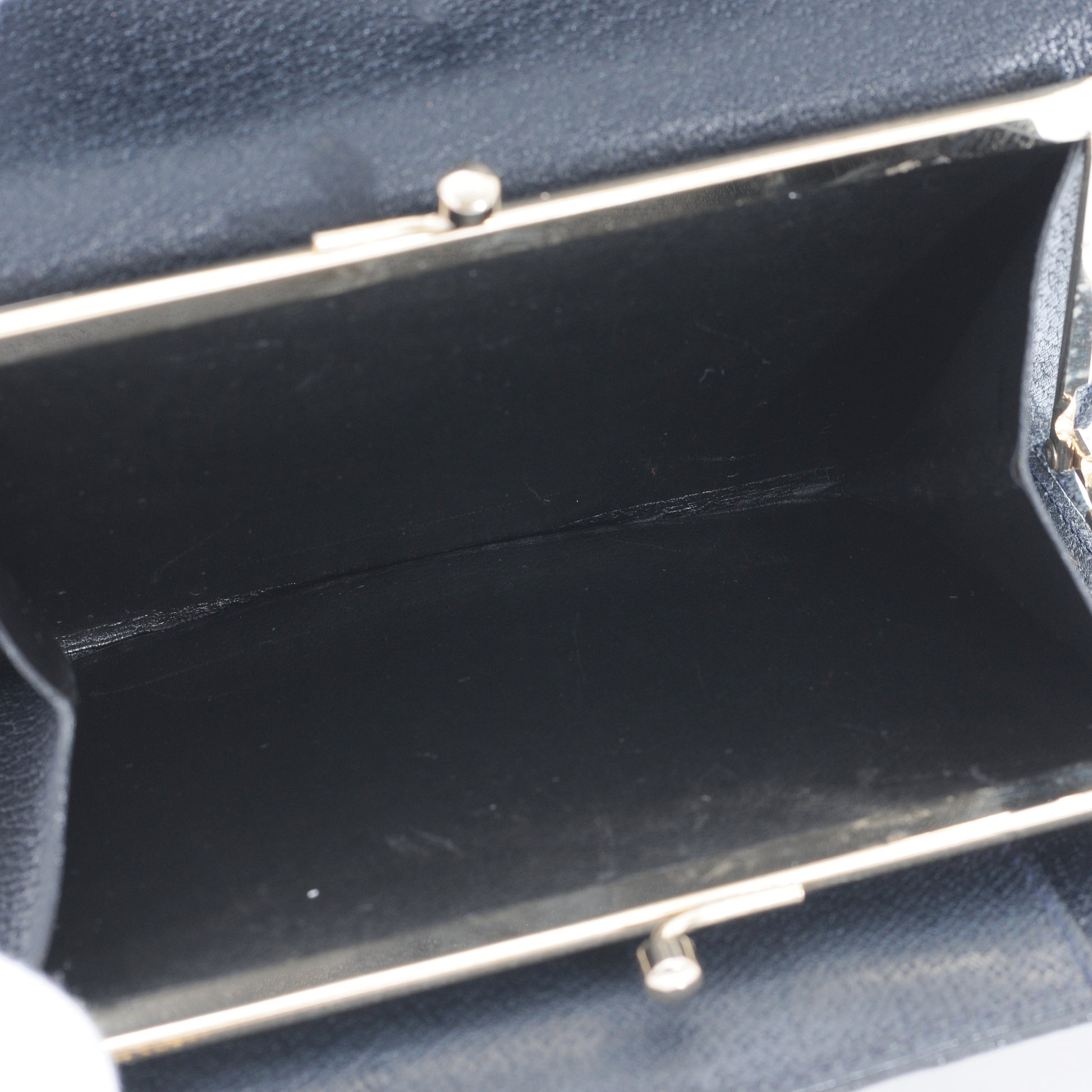 Gucci Monogram Horsebit Web Wallet Navy 5 of 7