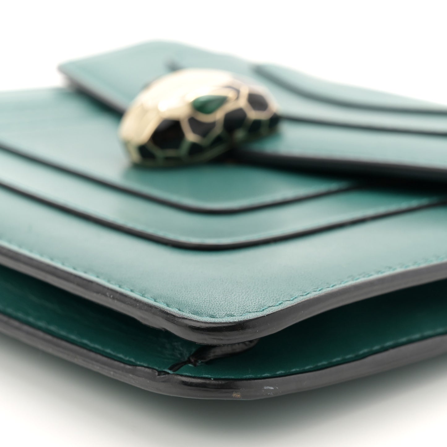 Calfskin Serpenti Forever Crossbody Bag Emerald Green