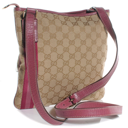 Gucci Monogram Web Jolicoeur Charms Messenger Pink Ebony 3 of 7