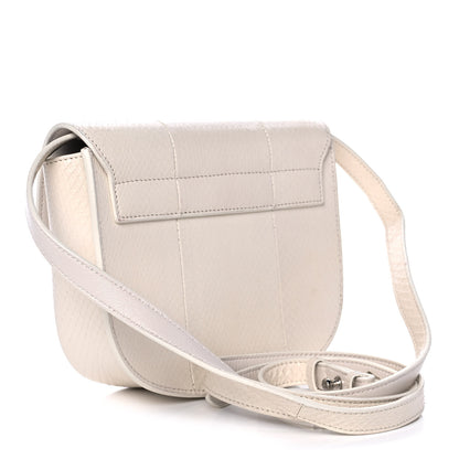 Saint Laurent Snakeskin Small Kaia Satchel Off White 3 of 10