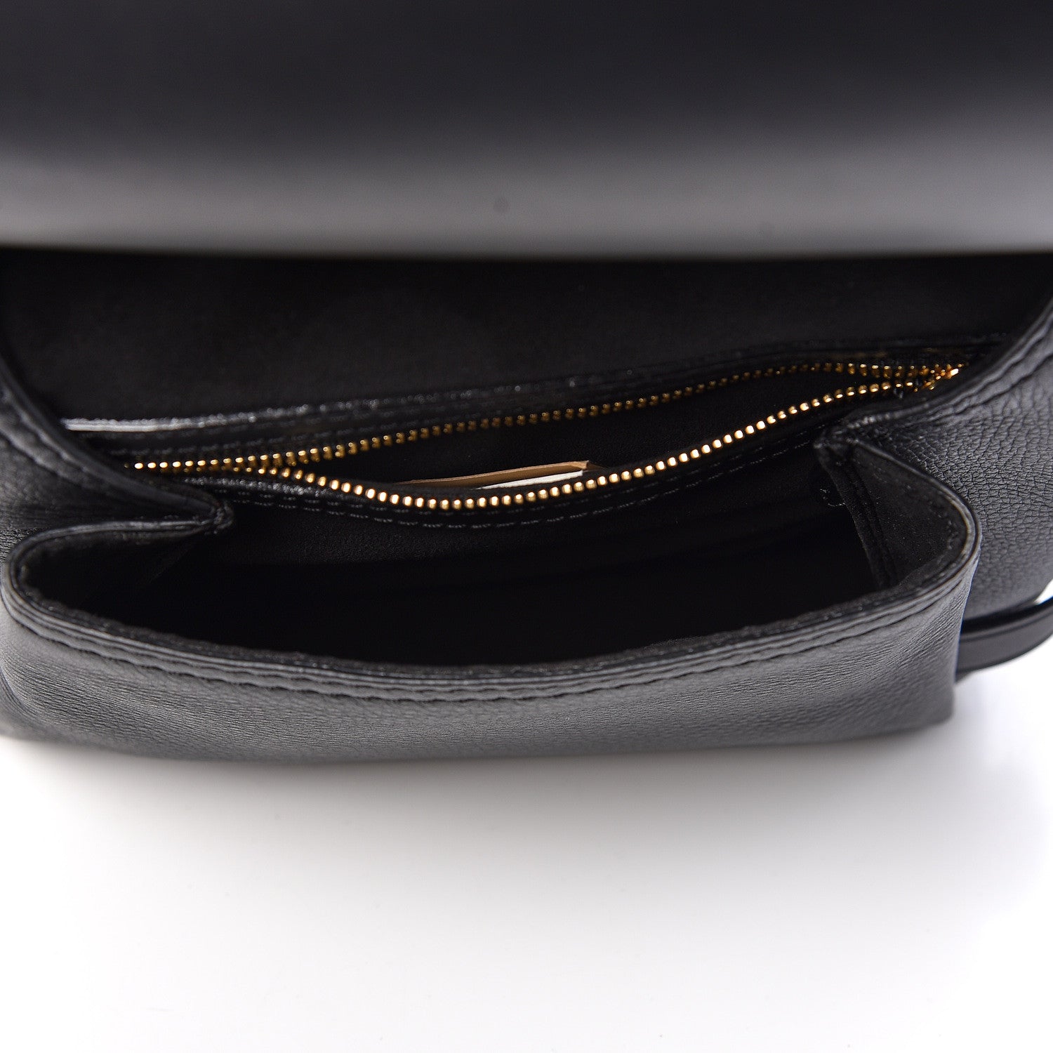 Burberry Calfskin Large Bridle Saddle Bag Black 5 of 11