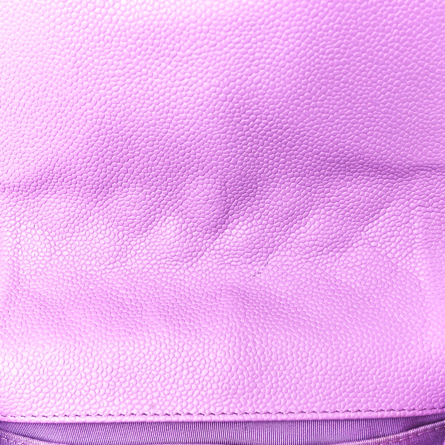 Caviar Quilted Small Boy Flap Violet
