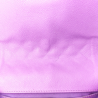 Chanel Caviar Quilted Small Boy Flap Violet 11 of 11