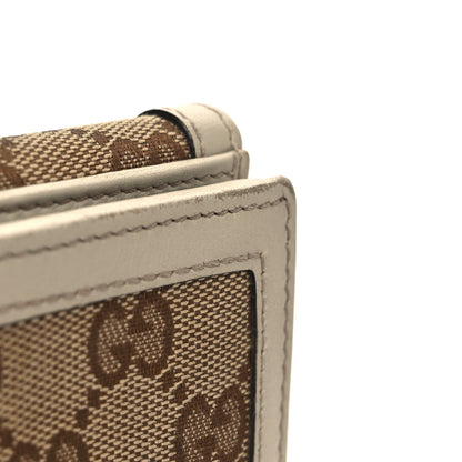 Gucci Monogram Margaux Calfskin Sukey Continental Organizer Wallet Beige Ebony Mystic White 12 of 14