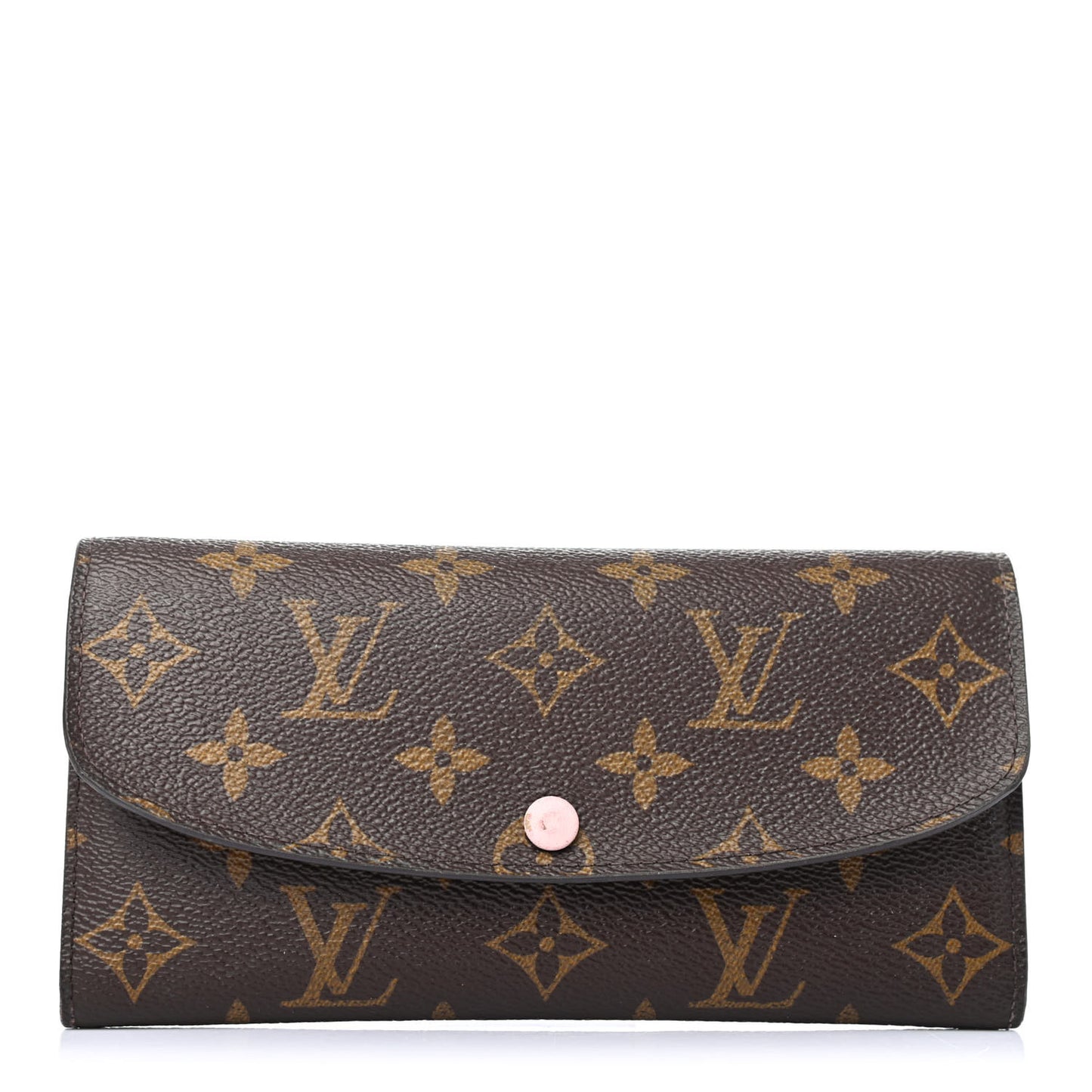 Monogram Emilie Wallet Rose Ballerine