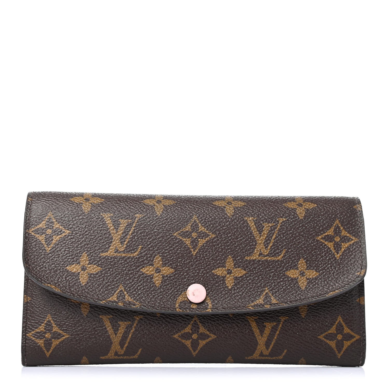 Louis Vuitton Monogram Emilie Wallet Rose Ballerine 1 of 4