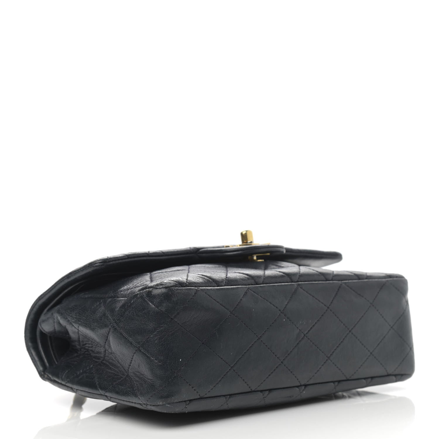Chanel Lambskin Quilted Small Double Flap Navy 4 of 20