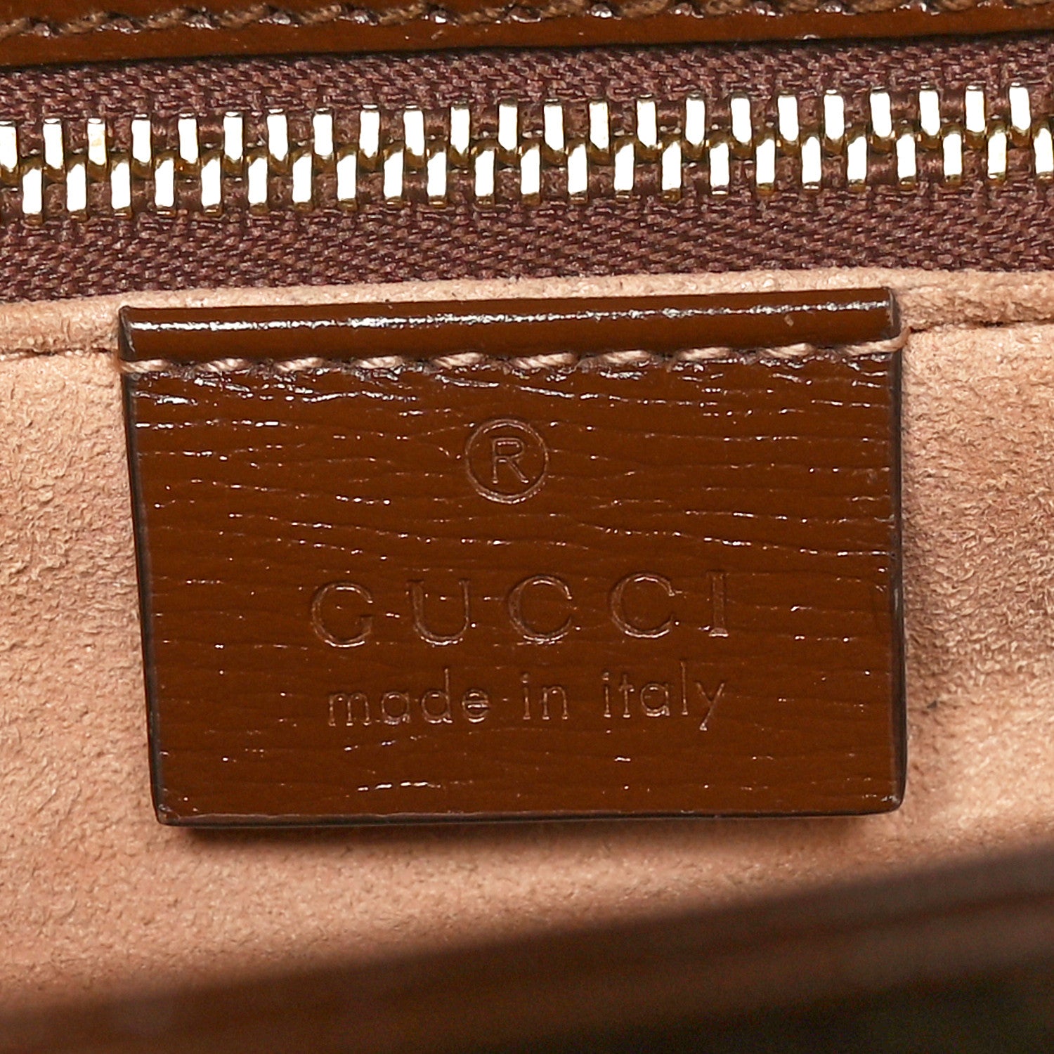 Gucci GG Supreme Monogram Horsebit 1955 Shoulder Bag Beige Brown Sugar 6 of 10