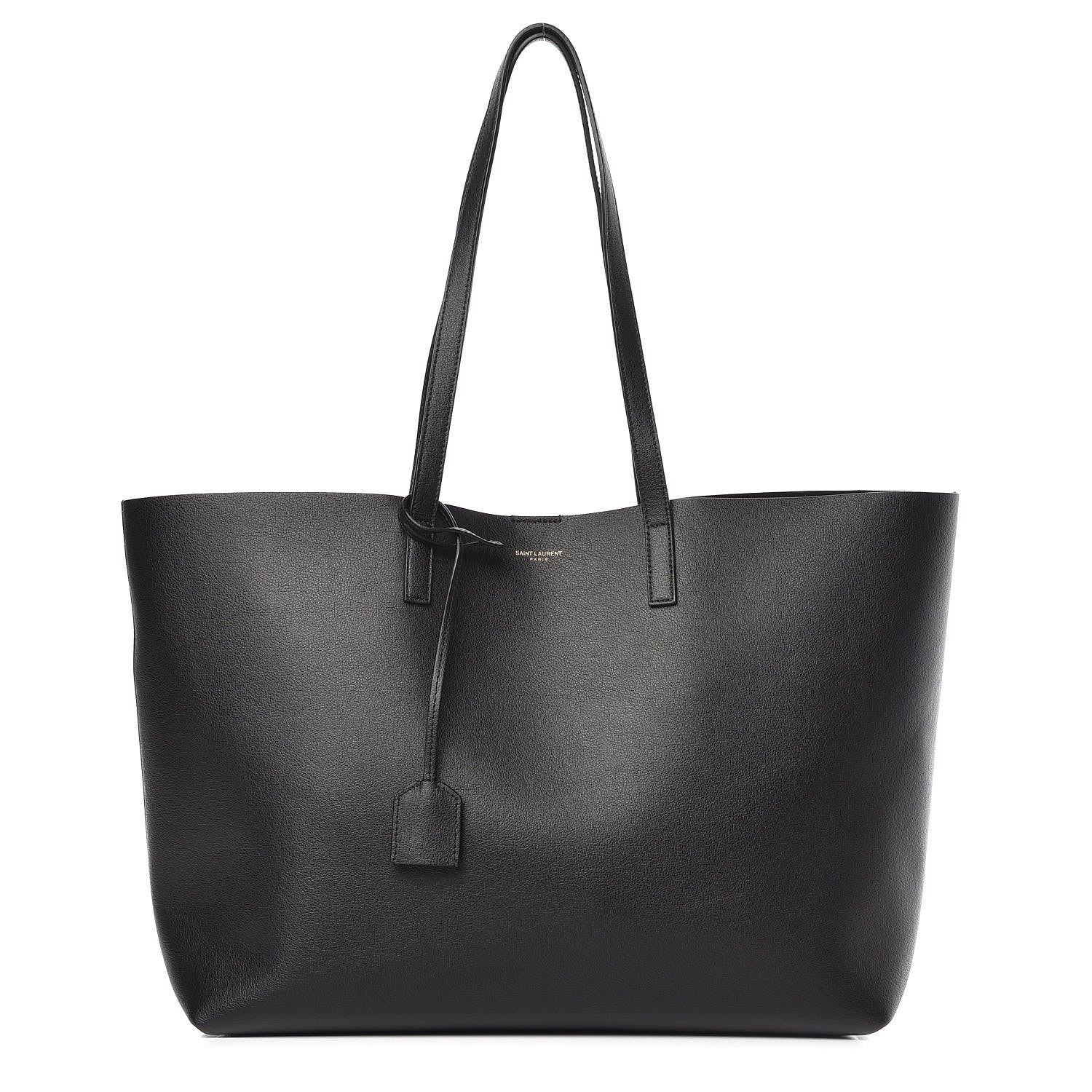 Saint Laurent Calfskin Large Shopping Tote Black 1 of 11