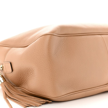 Gucci Pebbled Calfskin Medium Soho Bowler Camelia 9 of 10
