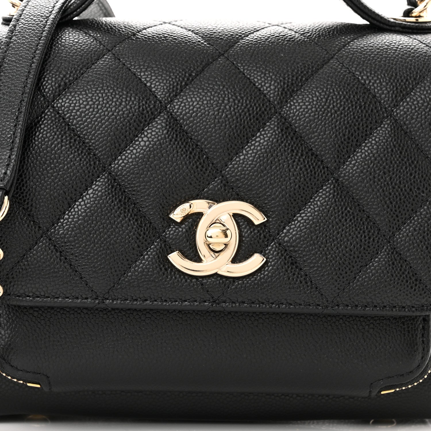 Chanel Caviar Quilted Small Business Affinity Flap Black 8 of 11