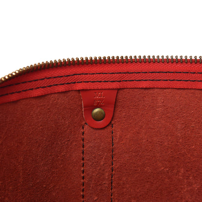 Louis Vuitton Epi Keepall 45 Castillan Red 5 of 14