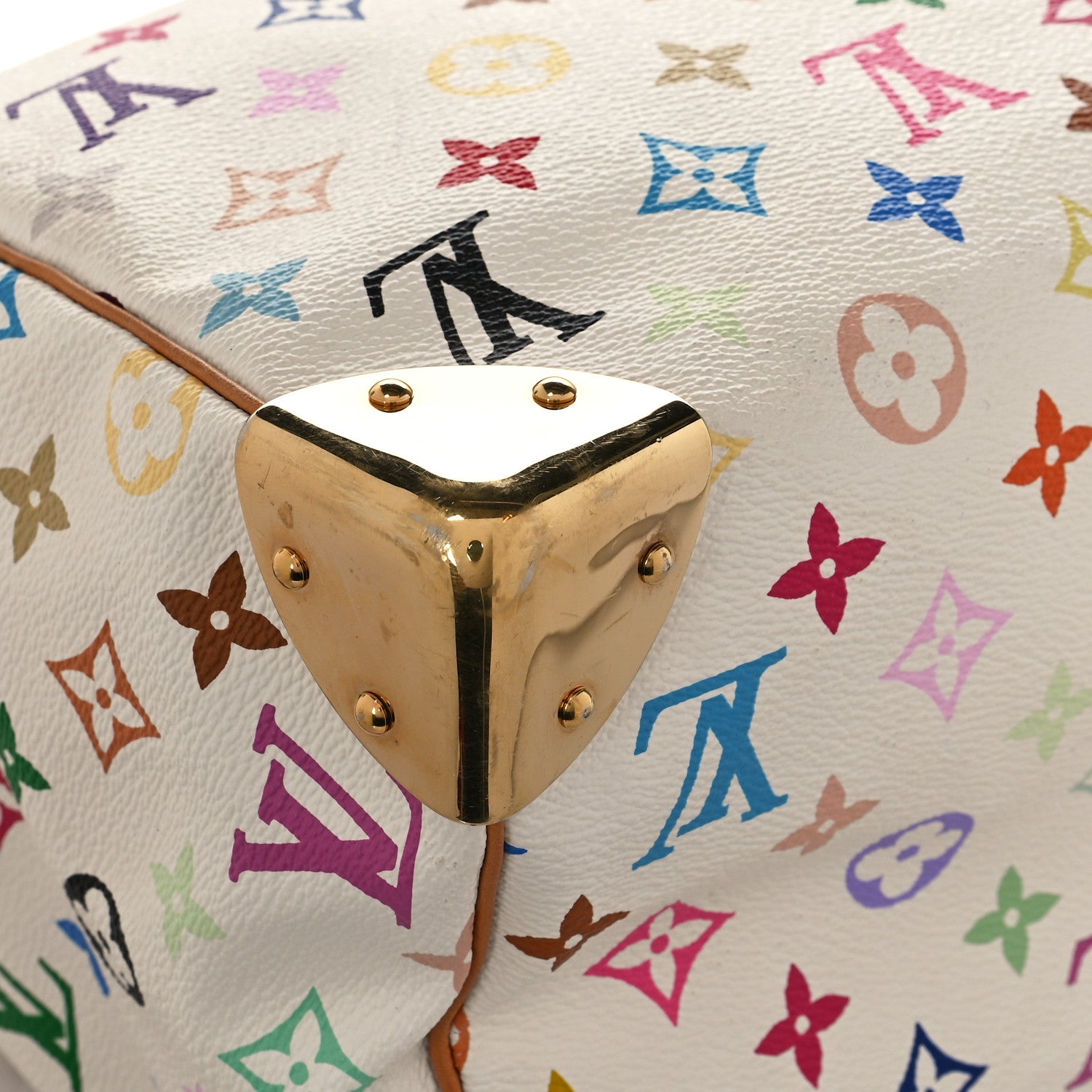 Louis Vuitton Monogram Multicolor Speedy 30 White 10 of 12