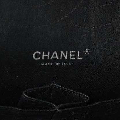 Chanel Patent Quilted Jumbo Double Flap Black 6 of 9