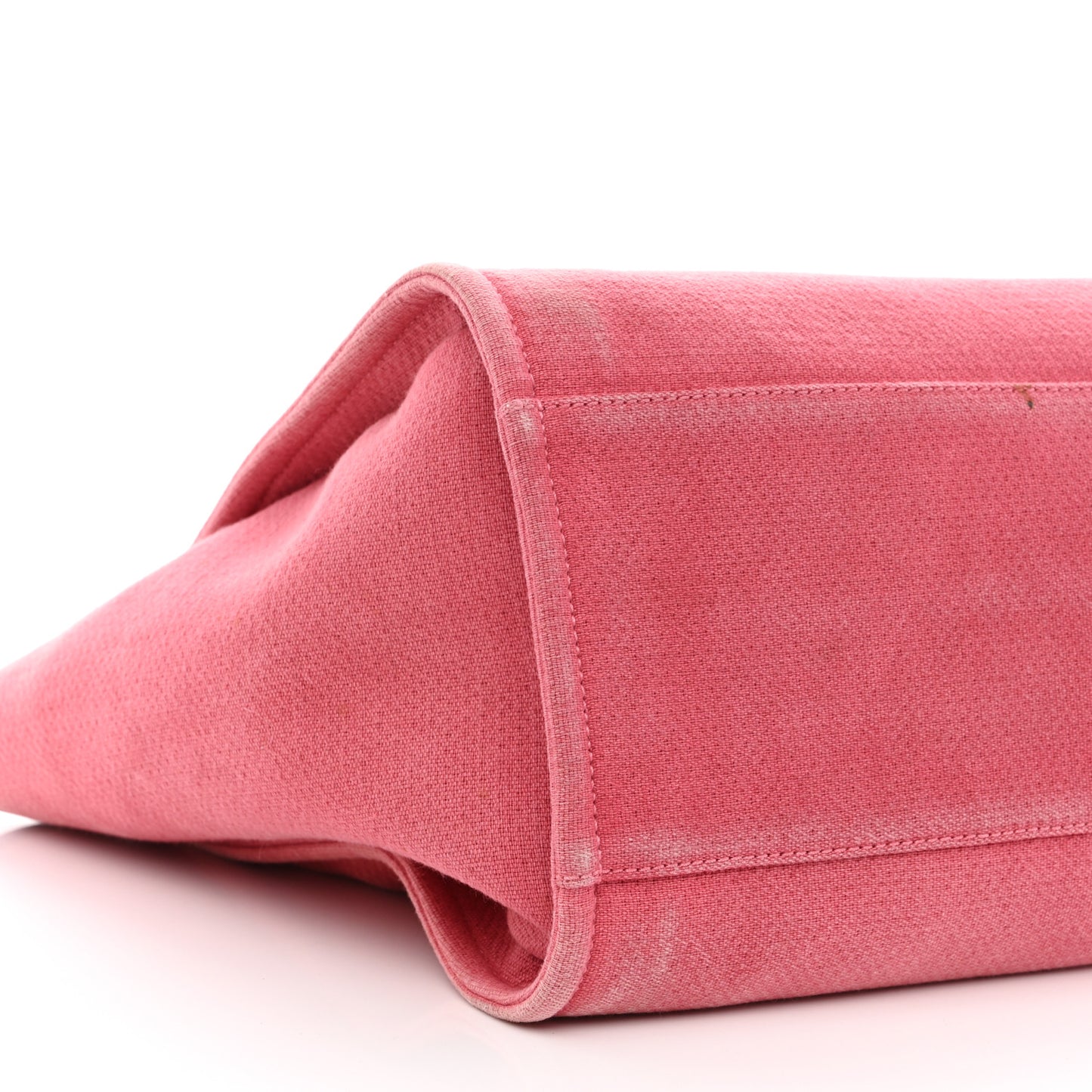 Canvas Medium Deauville Tote Red