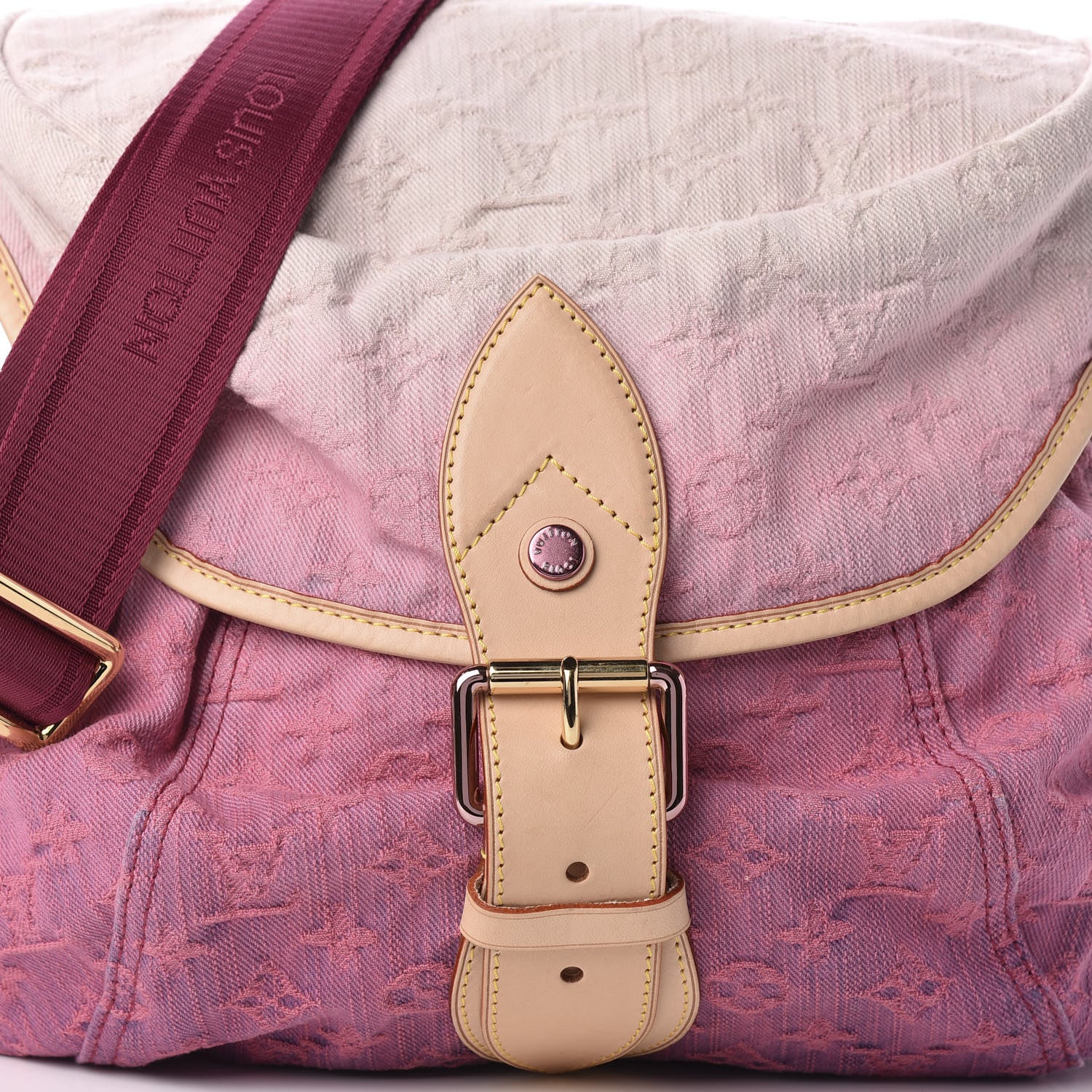 Louis Vuitton Denim Sunshine Messenger Rouge Fauviste 11 of 11