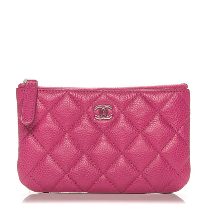 Chanel Caviar Quilted Small Cosmetic Case Pink 1 of 7
