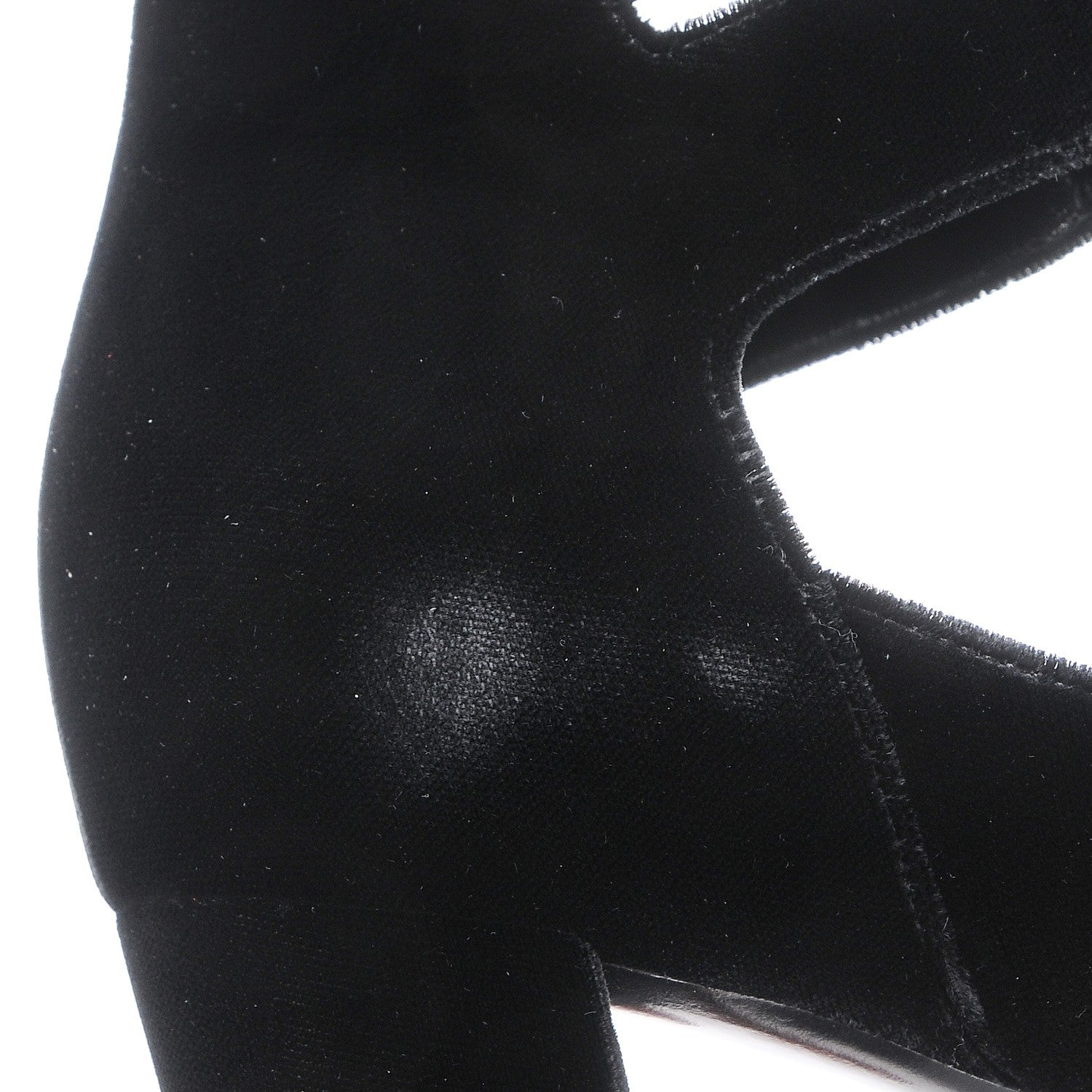 Saint Laurent Veluto Master Loulou 95 Lace Up Sandals 40 Black Lucido 10 of 12