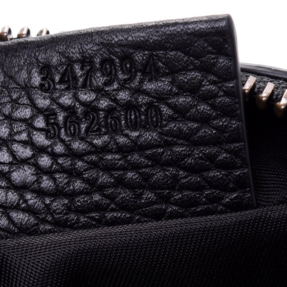 Gucci Pebbled Calfskin Mini Soho Disco Bag Black 9 of 11