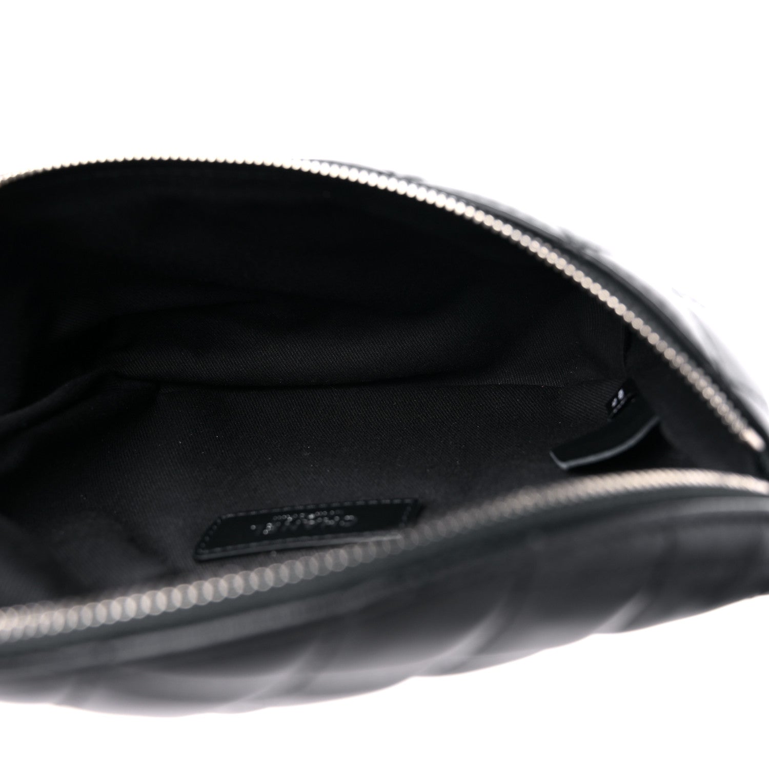 Chanel Calfskin Quilted Waist Belt Bag Black 5 of 9
