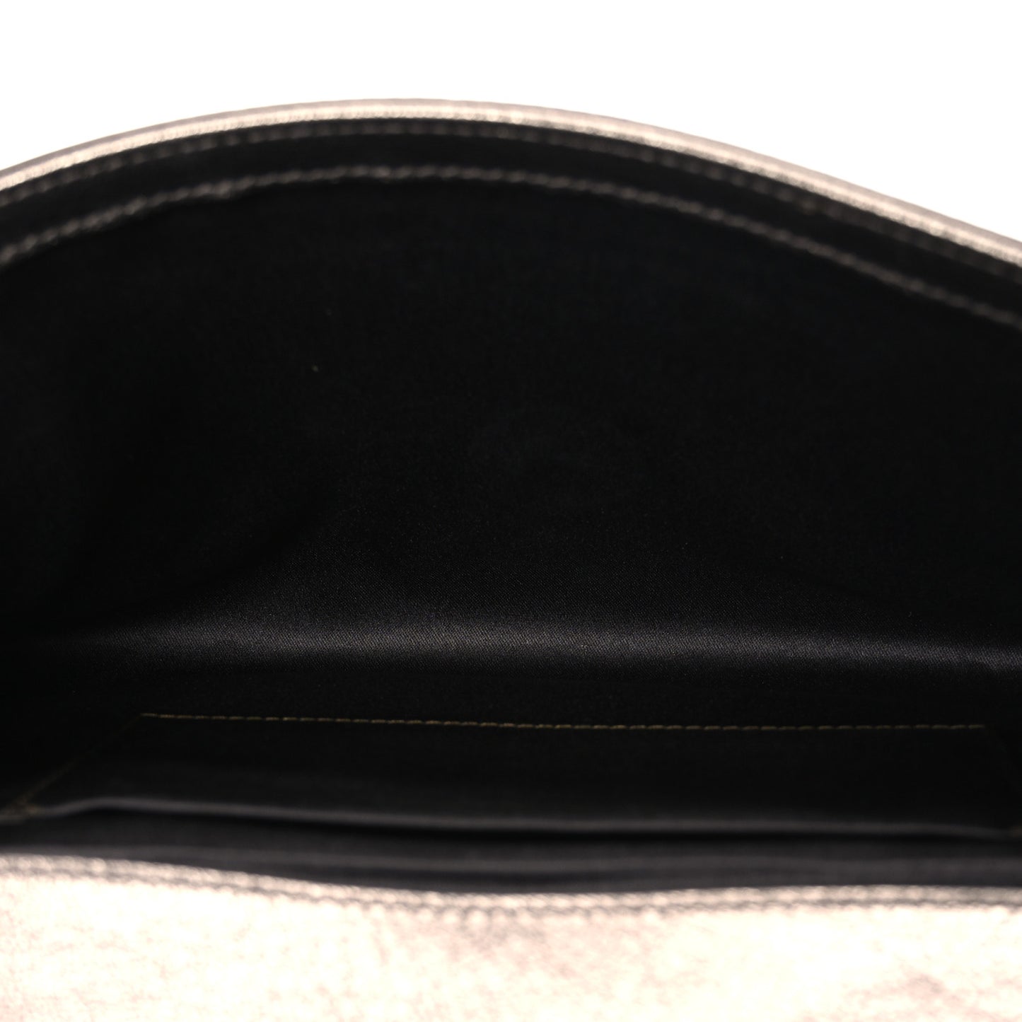 Metallic Calfskin Monogram Large Belle De Jour Clutch  Gold