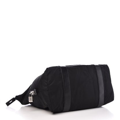 Prada Tessuto Nylon Saffiano Tote Black 4 of 7