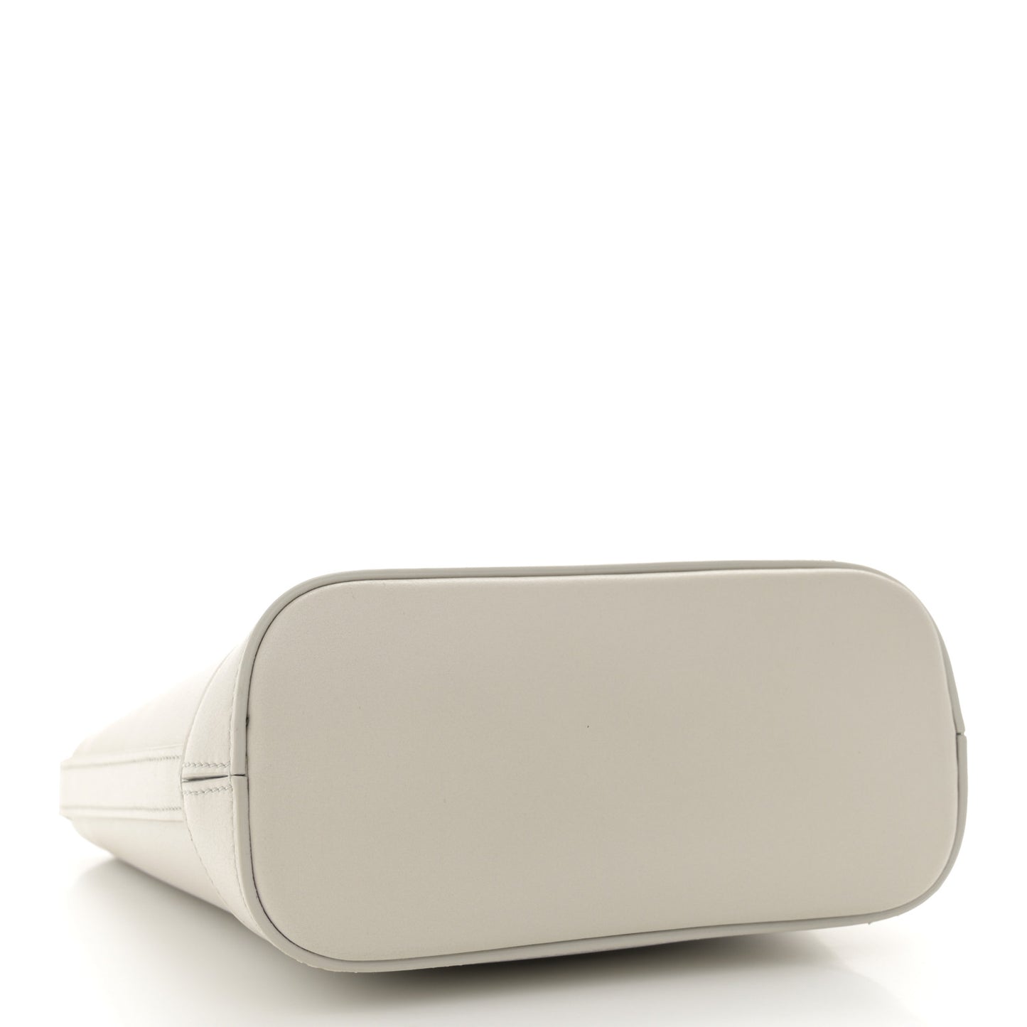 Smooth Calfskin Small Cuir Triomphe Bucket Bag Light Stone