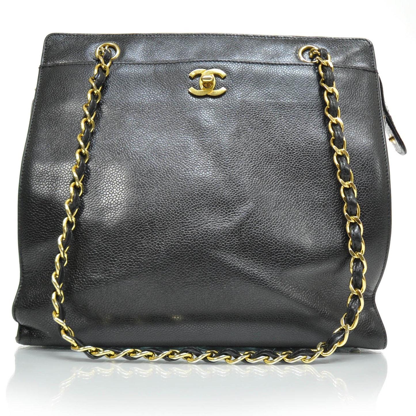 Caviar Shopper Tote Black