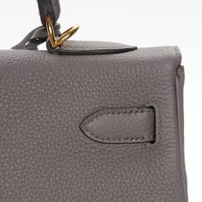 Hermes Togo Kelly Retourne 32 Etain 25 of 30