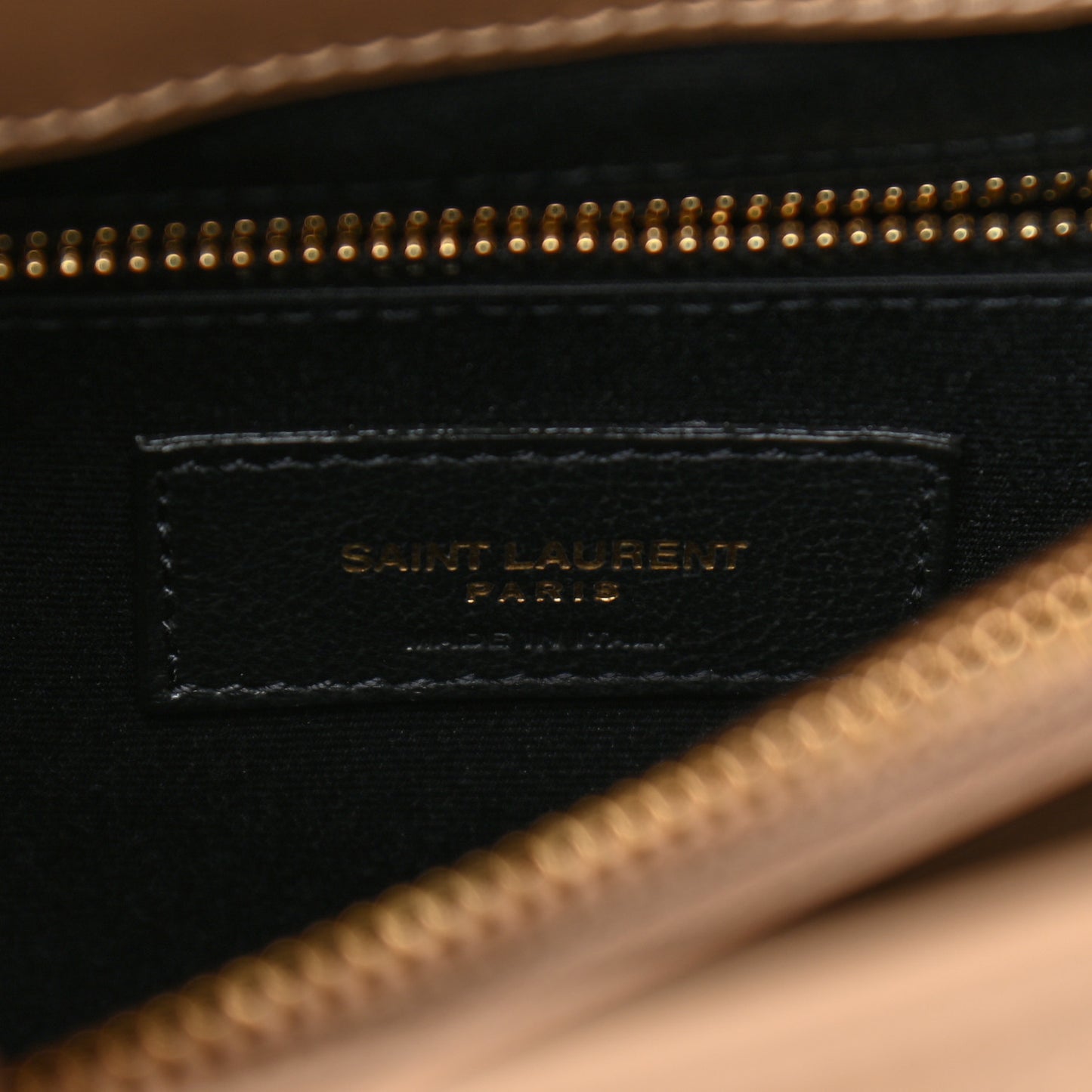 Calfskin Y Quilted Monogram Medium Loulou Chain Satchel Dark Latte