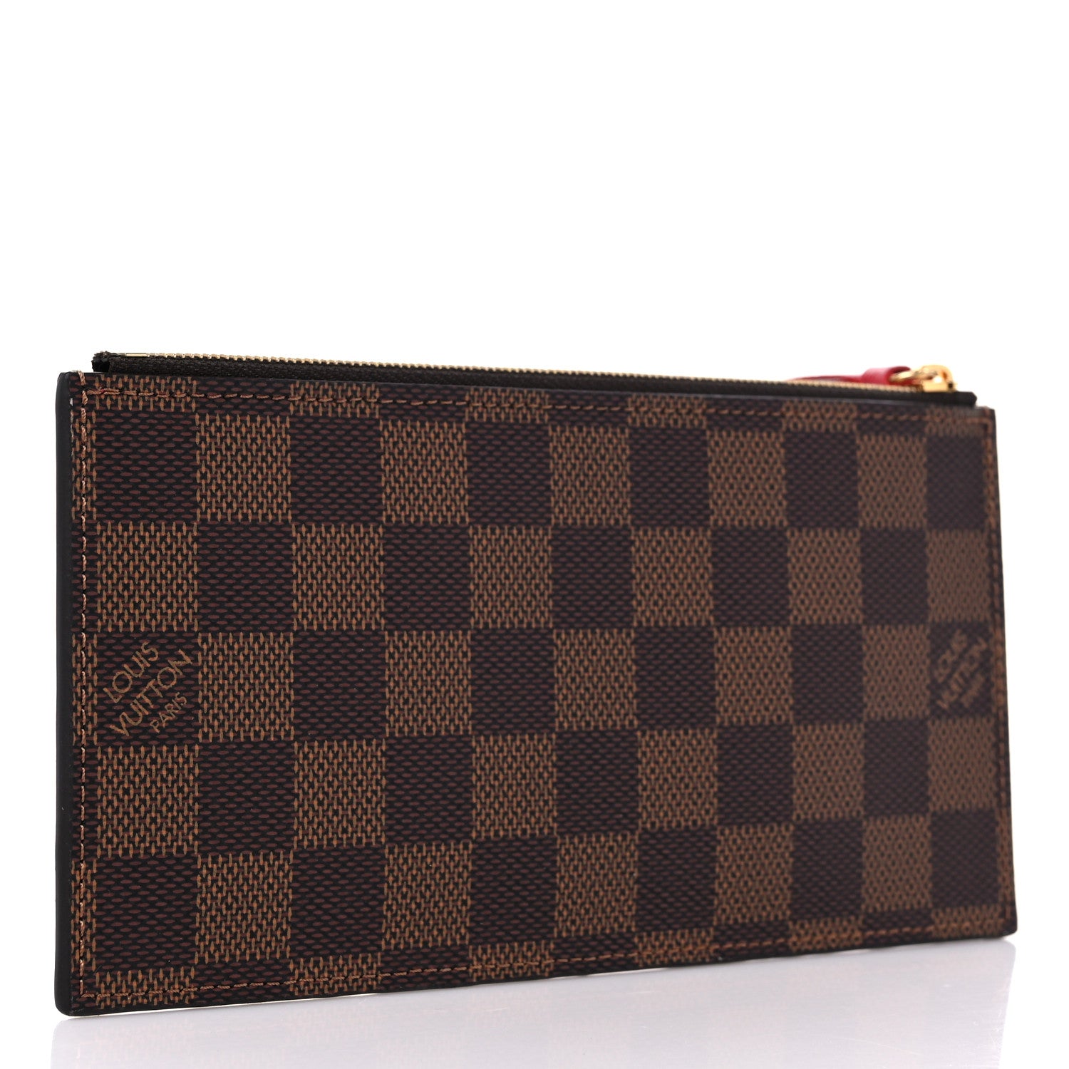 Louis Vuitton Damier Ebene Felicie Chain Wallet Zippered Insert 3 of 6